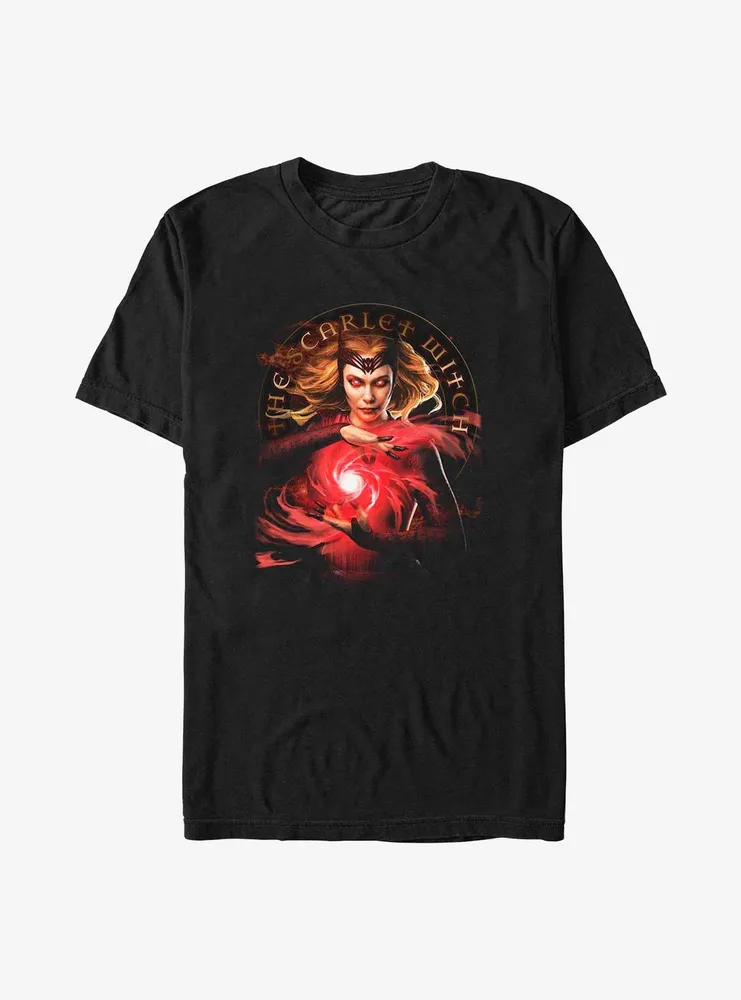 Marvel Doctor Strange the Multiverse of Madness Dark Side Scarlet Witch Big & Tall T-Shirt
