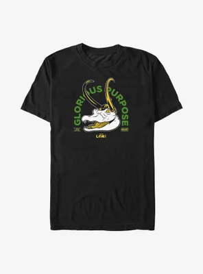 Marvel Loki Gator Glorious Purpose Big & Tall T-Shirt