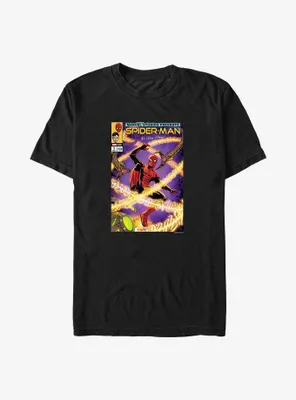 Marvel Spider-Man Battle Comic Cover Big & Tall T-Shirt