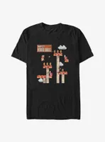 Mario Fireball Away Big & Tall T-Shirt