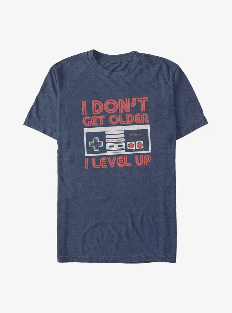 Nintendo I Don't Get Older, Level Up Big & Tall T-Shirt