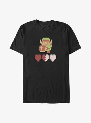 The Legend of Zelda Heart HP Big & Tall T-Shirt