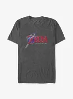 The Legend Of Zelda: Ocarina Time Logo Big & Tall T-Shirt