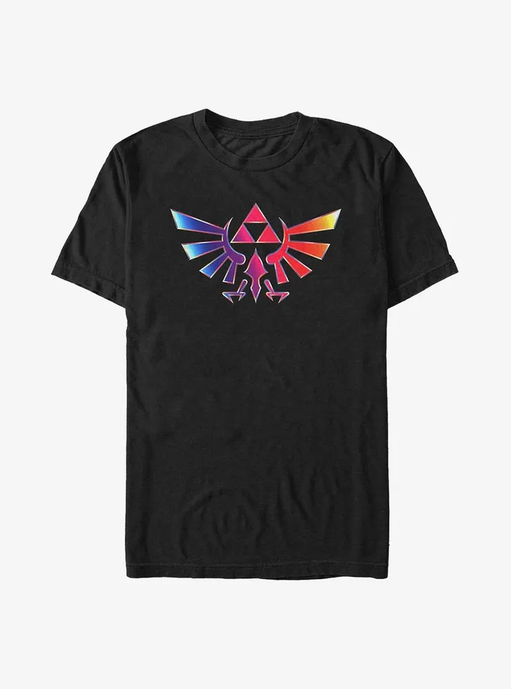 The Legend of Zelda Rainbow Hyrule Big & Tall T-Shirt