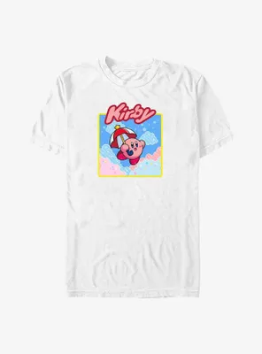 Kirby Umbrella Starry Flight Big & Tall T-Shirt