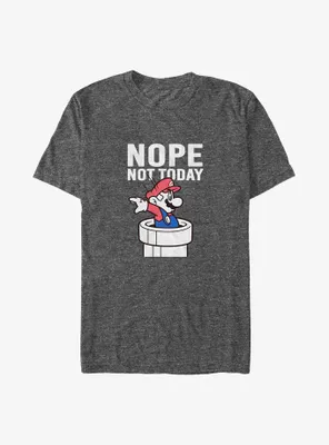 Mario Nope Not Today Big & Tall T-Shirt