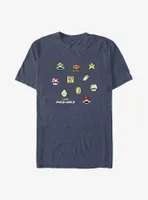 Mario Scattered Items Big & Tall T-Shirt