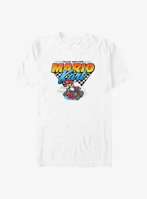 Mario Team Driver Kart Big & Tall T-Shirt