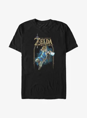 Nintendo the Legend of Zelda: Breath Wild Link Arch Big & Tall T-Shirt