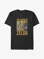 The Legend of Zelda Chibi Zelda, Link, and Ganondorf Big & Tall T-Shirt