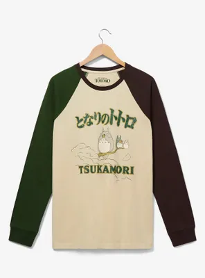 Studio Ghibli My Neighbor Totoro Group Portrait Contrast Long Sleeve T-Shirt - BoxLunch Exclusive