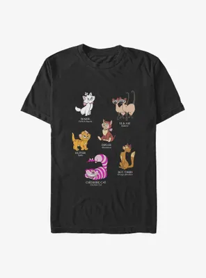 Disney Channel Cat Breeds Big & Tall T-Shirt