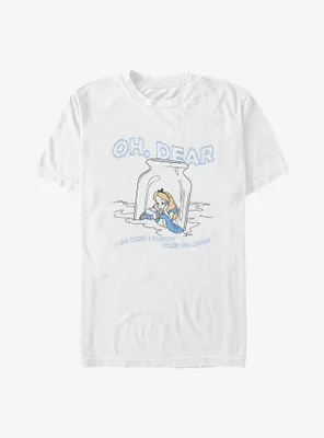 Disney Alice Wonderland Dear Tears Big & Tall T-Shirt