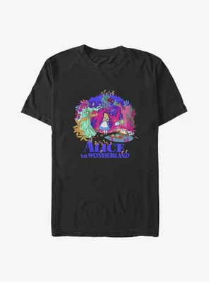 Disney Alice Wonderland Full of Wonder Poster Big & Tall T-Shirt