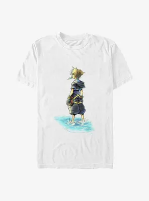 Disney Kingdom Hearts Sora Feet Wet Big & Tall T-Shirt