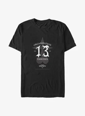 Disney Kingdom Hearts Organization Thirteen Big & Tall T-Shirt