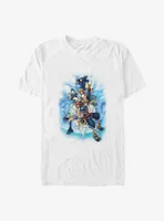 Disney Kingdom Hearts Sky Group Big & Tall T-Shirt