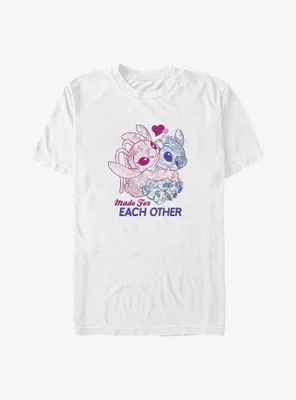 Disney Lilo & Stitch Angel Made For Each Other Big Tall T-Shirt