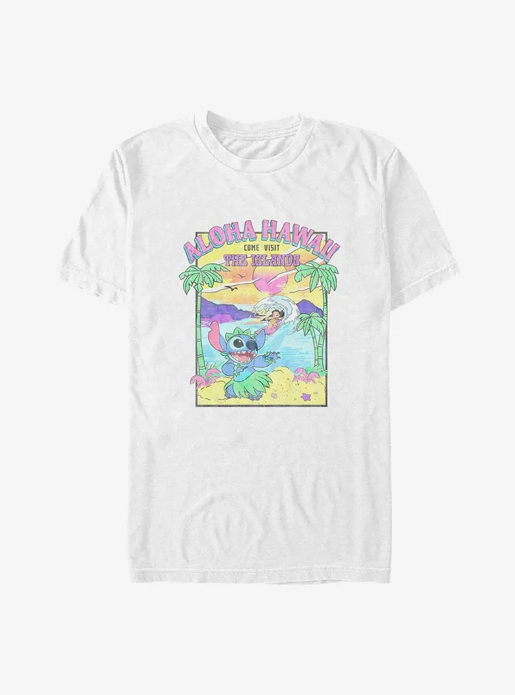 Disney Lilo & Stitch Visit The Islands Big Tall T-Shirt