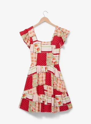 Strawberry Shortcake Patchwork Plus Ruffle Dress - BoxLunch Exclusive