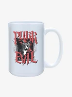 Hot Topic Purr Evil Cat Portrait Mug 15oz