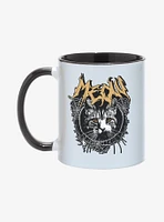 Meow Cat Spiderweb Mug 11oz