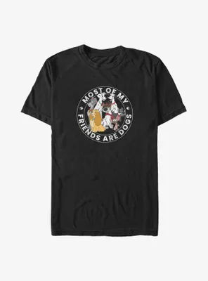 Disney Channel Most of My Friends Are Dogs Big & Tall T-Shirt