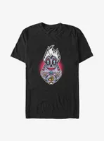 Disney The Little Mermaid Sugar Skull Ursula Big & Tall T-Shirt