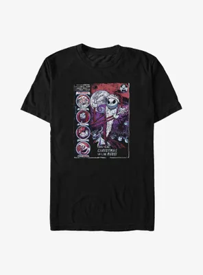 Disney The Nightmare Before Christmas Comic Cover Big & Tall T-Shirt