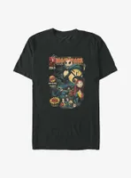 Disney The Nightmare Before Christmas Jack and Sally Comic Cover Big & Tall T-Shirt