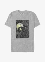 Disney The Nightmare Before Christmas Spiral Hill Poster Big & Tall T-Shirt