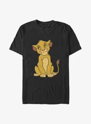Disney The Lion King Cute Simba Big & Tall T-Shirt