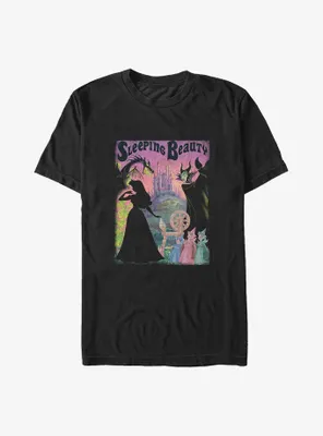 Disney Sleeping Beauty Silhouette Poster Big & Tall T-Shirt