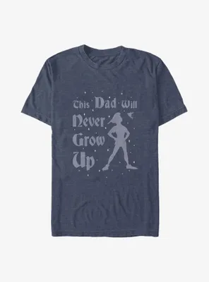Disney Tinker Bell This Dad Will Never Grow Up Big & Tall T-Shirt