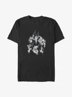 Disney Villains Villainous Heads Big & Tall T-Shirt