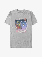 Disney Pixar Wall-E Eve and Space Big & Tall T-Shirt