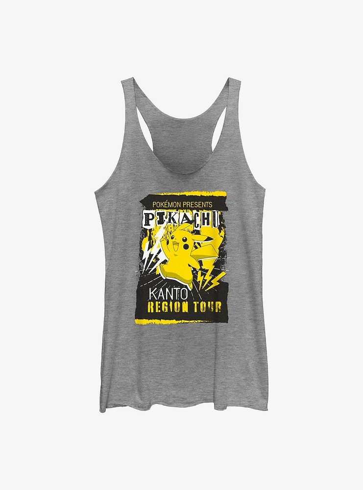 Pokemon Pikachu Kanto Region Tour Girls Tank