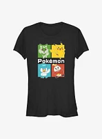 Pokemon Newest Starters Girls T-Shirt