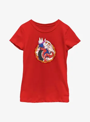 Pokemon Koraidon Sparkle Youth Girls T-Shirt