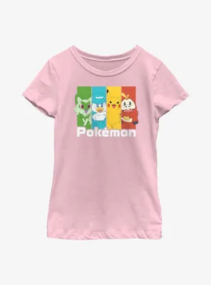 Pokemon New Friends Youth Girls T-Shirt