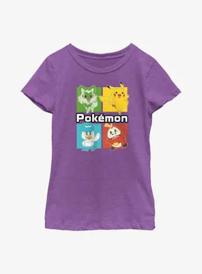 Pokemon Newest Starters Youth Girls T-Shirt