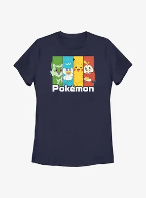 Pokemon New Friends Womens T-Shirt