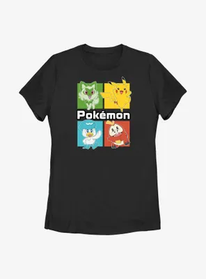 Pokemon Newest Starters Womens T-Shirt