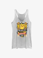 Pokemon Pikachu Charge Up Womens Tank Top