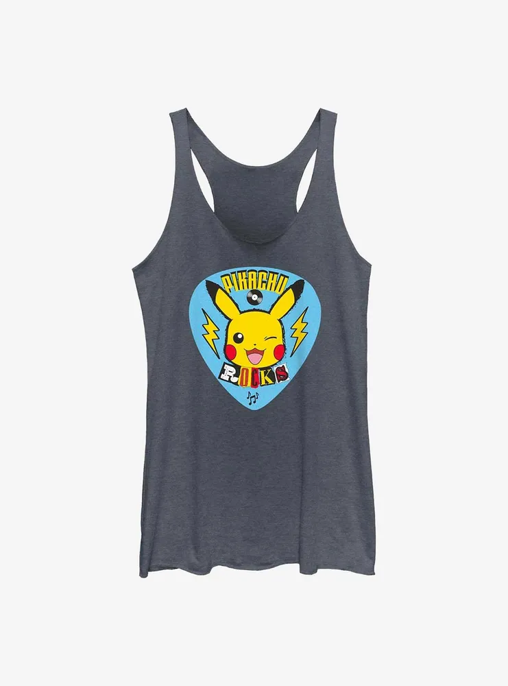 Pokemon Pikachu Rocks Womens Tank Top