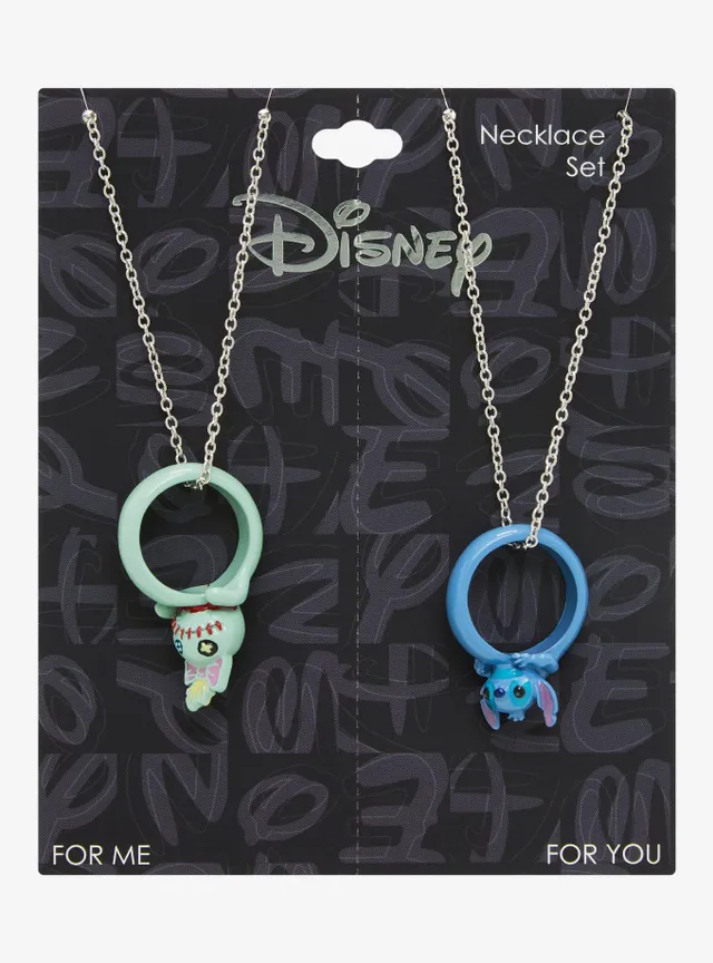 Disney Stitch & Angel Sterling Silver Stud Earrings