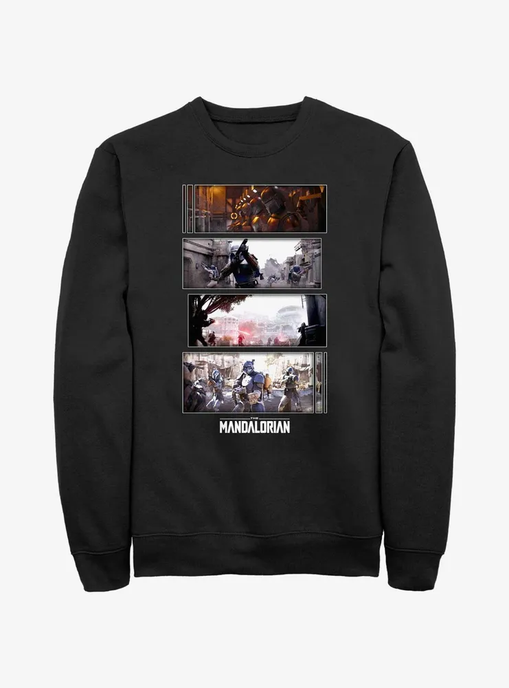 Star Wars The Mandalorian Battle Sequence Sweatshirt