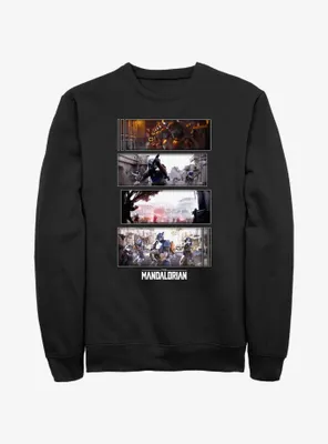 Star Wars The Mandalorian Battle Sequence Sweatshirt