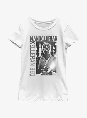 Star Wars The Mandalorian Kelleran Beq Poster Youth Girls T-Shirt