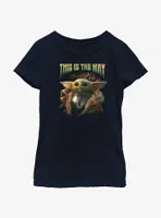 Star Wars The Mandalorian Grogu Clan of Two Youth Girls T-Shirt BoxLunch Web Exclusive